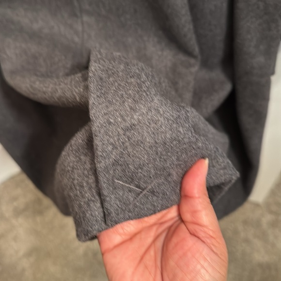 Tallissime Charcoal Military Inspired Wool Coat Size 18W - Picture 12 of 12